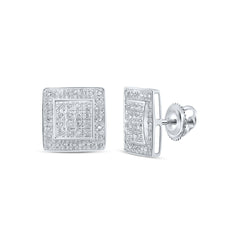 1/5CTW-DIA P3 GIFT SQUARE EARRING