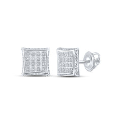 1/4CTW-DIA P3 GIFT SQUARE EARRING