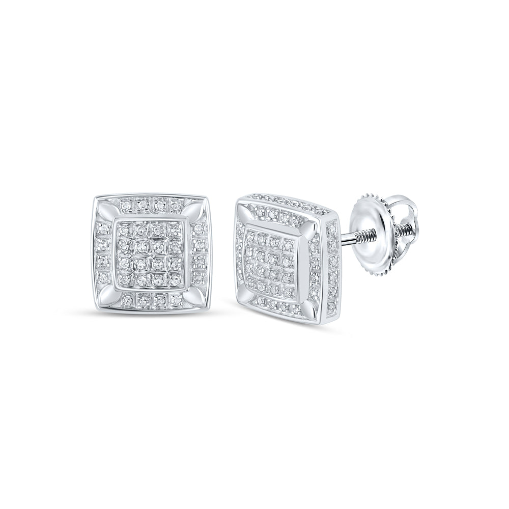 1/3CTW-DIA P3 GIFT SQUARE EARRING