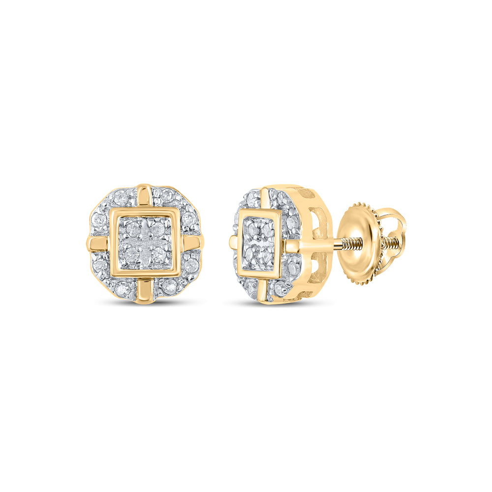1/12CTW-DIA P3 GIFT SQUARE EARRING