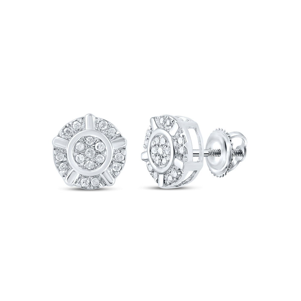 1/10CTW-DIA P3 GIFT ROUND EARRING