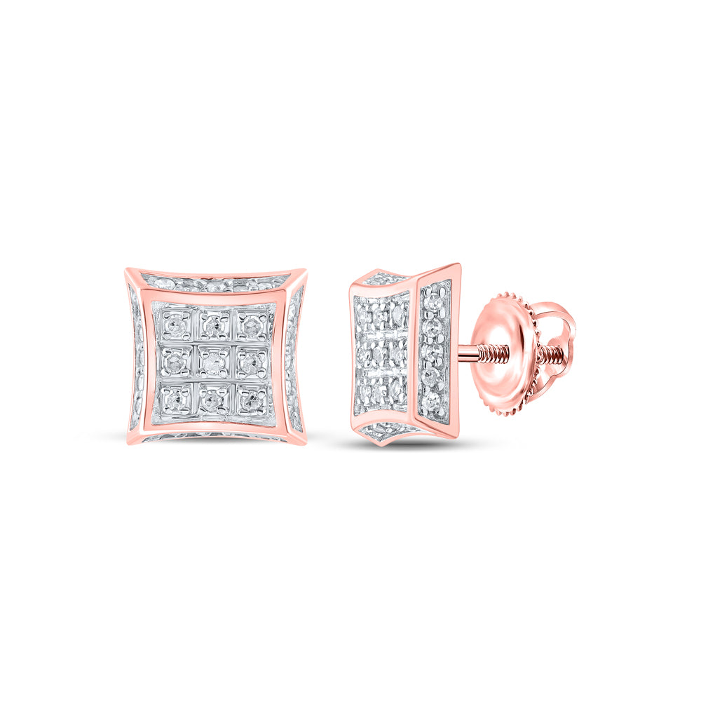 1/6CTW-DIA P3 GIFT SQUARE EARRING