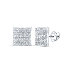 1/4CTW-DIA P3 GIFT SQUARE EARRING