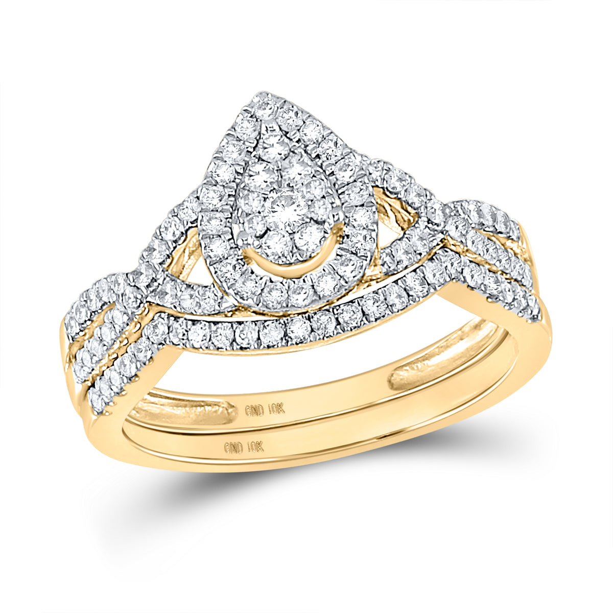 1/2CT-DIA NK BRIDAL SET