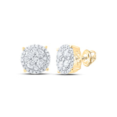 1CT-DIA NK FASHION ROUND EARRING