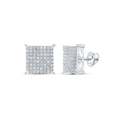 1CT-DIA NK FASHION SQUARE EARRING