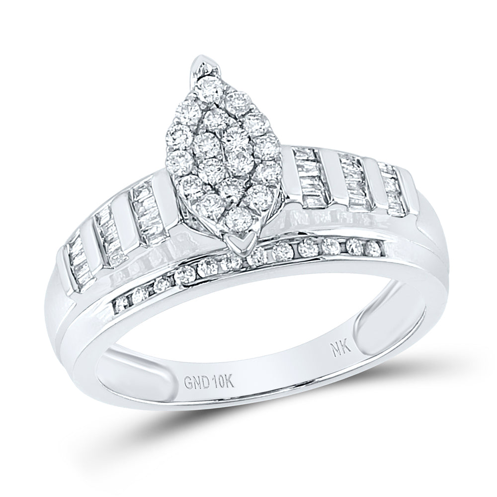 1/2CTW-DIA NK FASHION RING