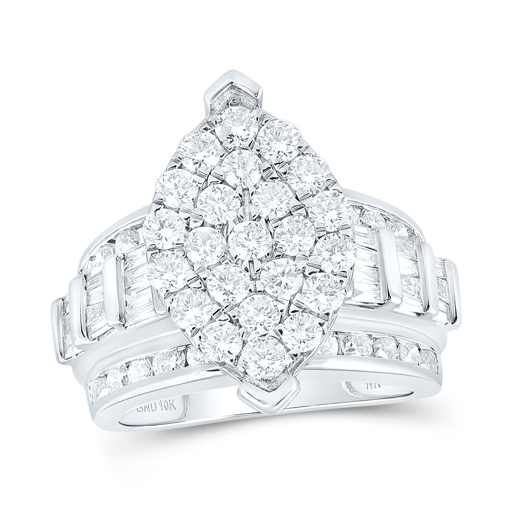 3 CTW-DIA NK FASHION RING