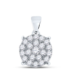 3/4CTW-DIA NK FASHION ROUND PENDANT