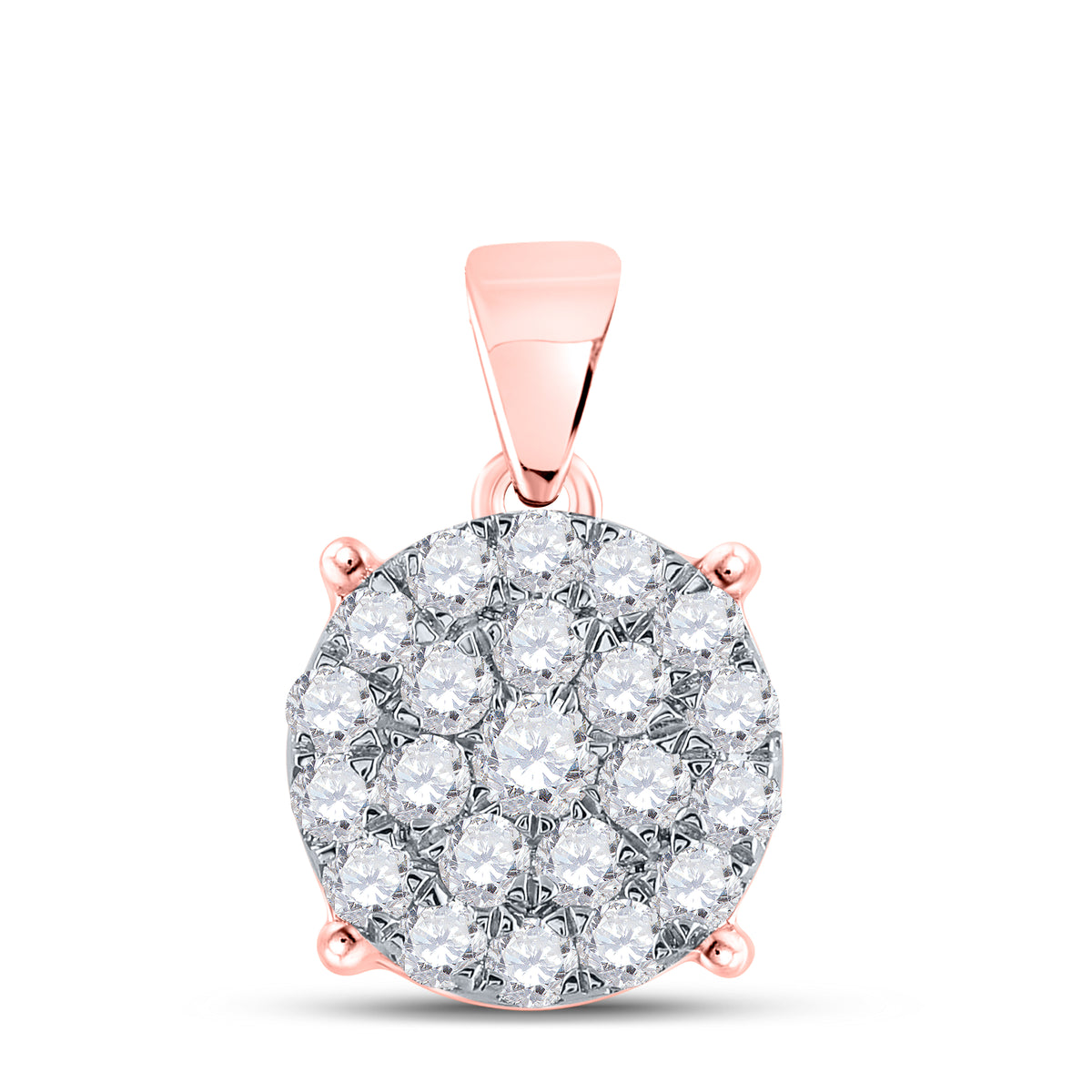 3/4CTW-DIA NK FASHION ROUND PENDANT