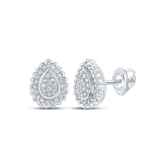 1/4CTW-DIA CN GIFT PEAR EARRING