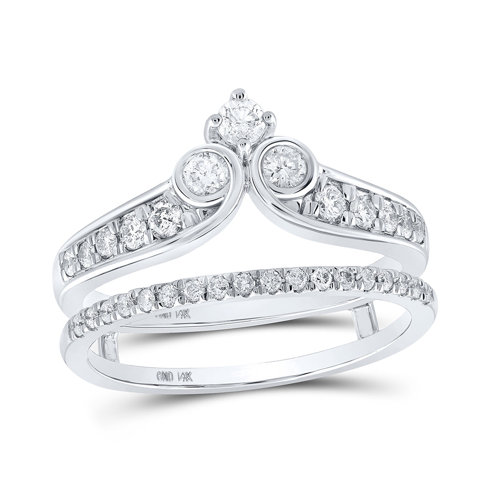 1/2CTW-DIA CN INSERT ENHANCER RING