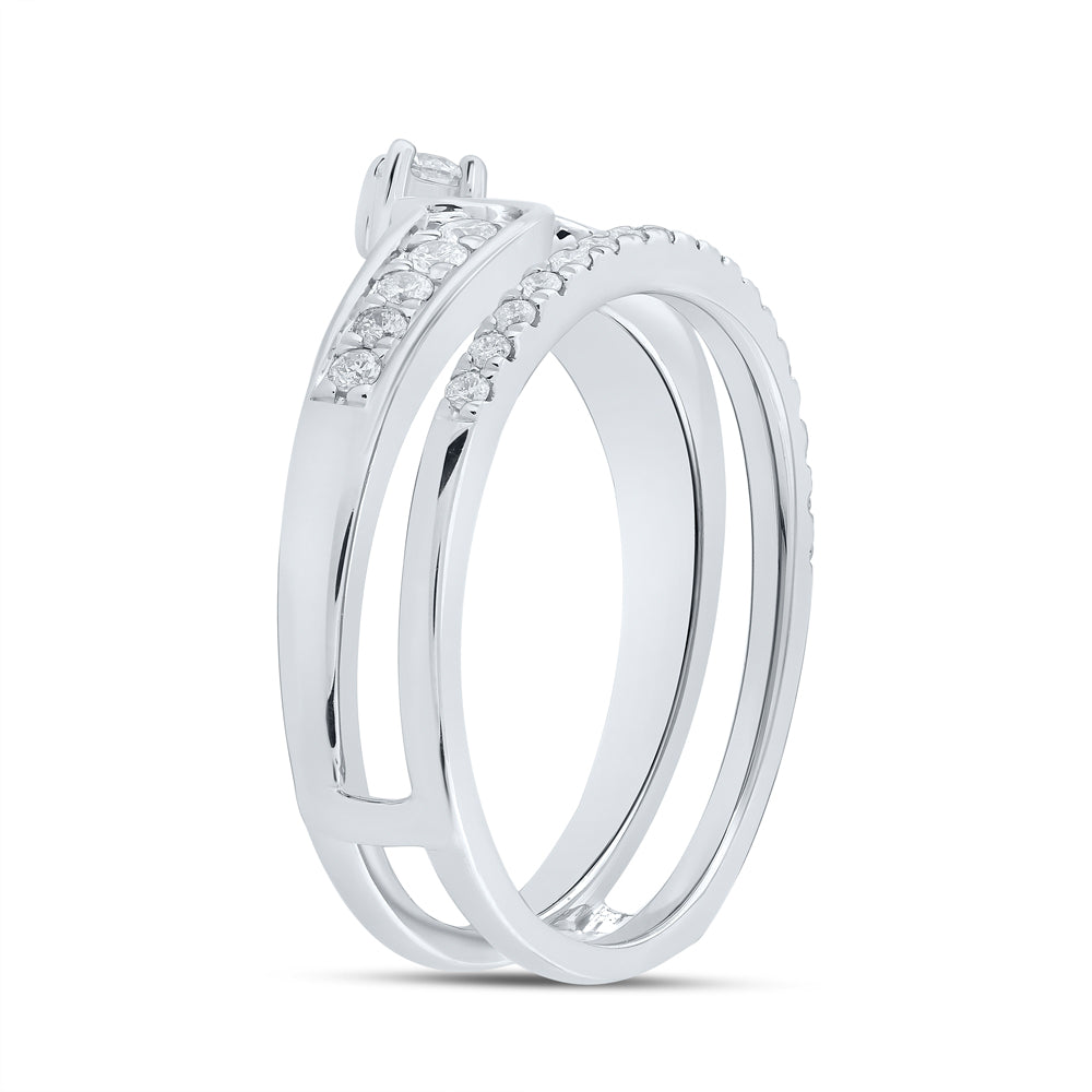 1/2CTW-DIA CN INSERT ENHANCER RING
