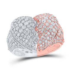 4 1/5CTW-DIA NK BROKEN HEART MENS RING