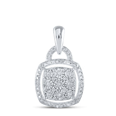 1/12CTW-DIA P2 GIFT CUSHION PENDANT
