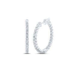 2 CTW-DIA CN FASHION HOOPS EARRING