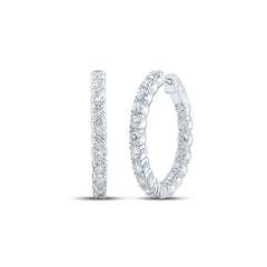 3 CTW-DIA ANA M FASHION HOOPS EARRING