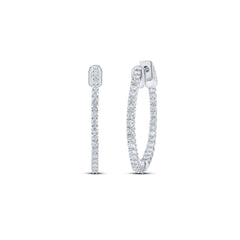 2 CTW-DIA CN FASHION HOOPS EARRING