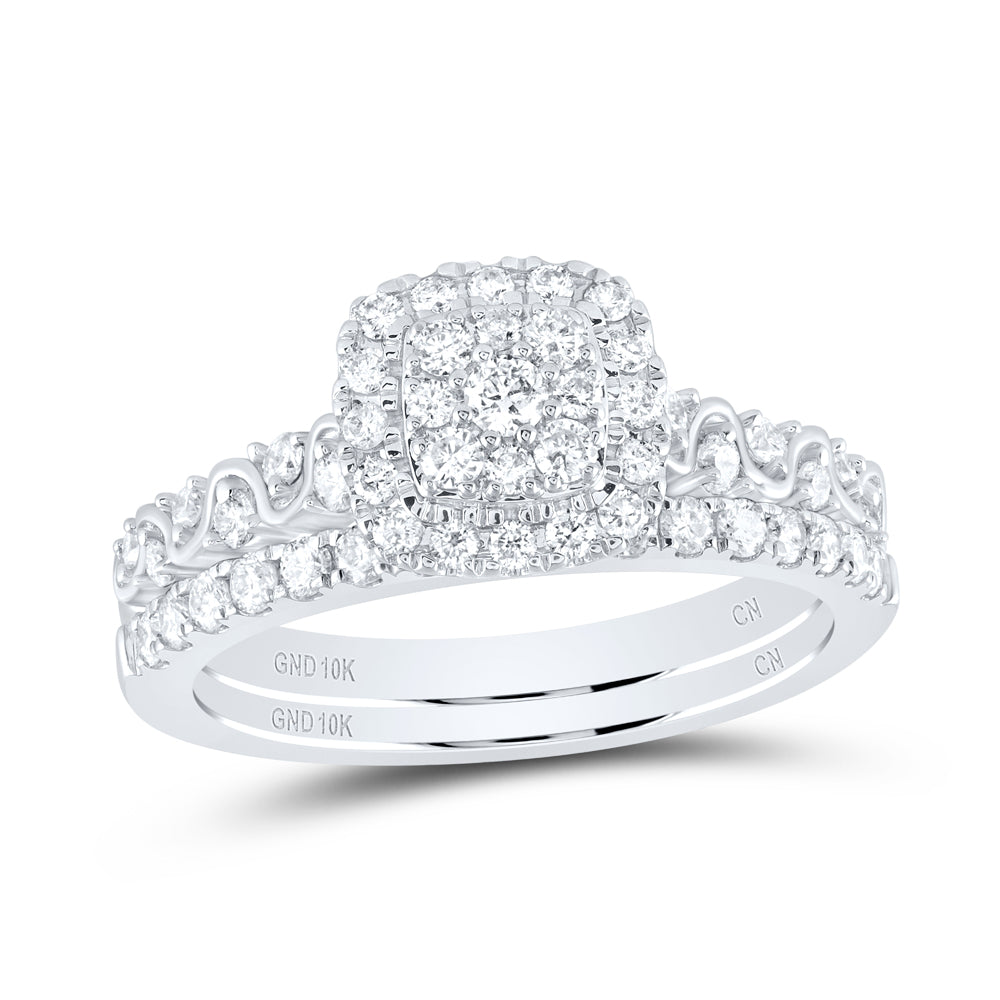 3/4CTW-DIA CN FASHION BRIDAL SET