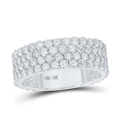 4 1/4CTW-DIA NK 4 ROW MENS BAND