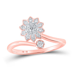 1/6CTW-DIA P2 GIFT FLOWER RING