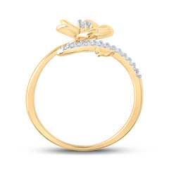 1/12CTW-DIA P2 GIFT FLOWER RING