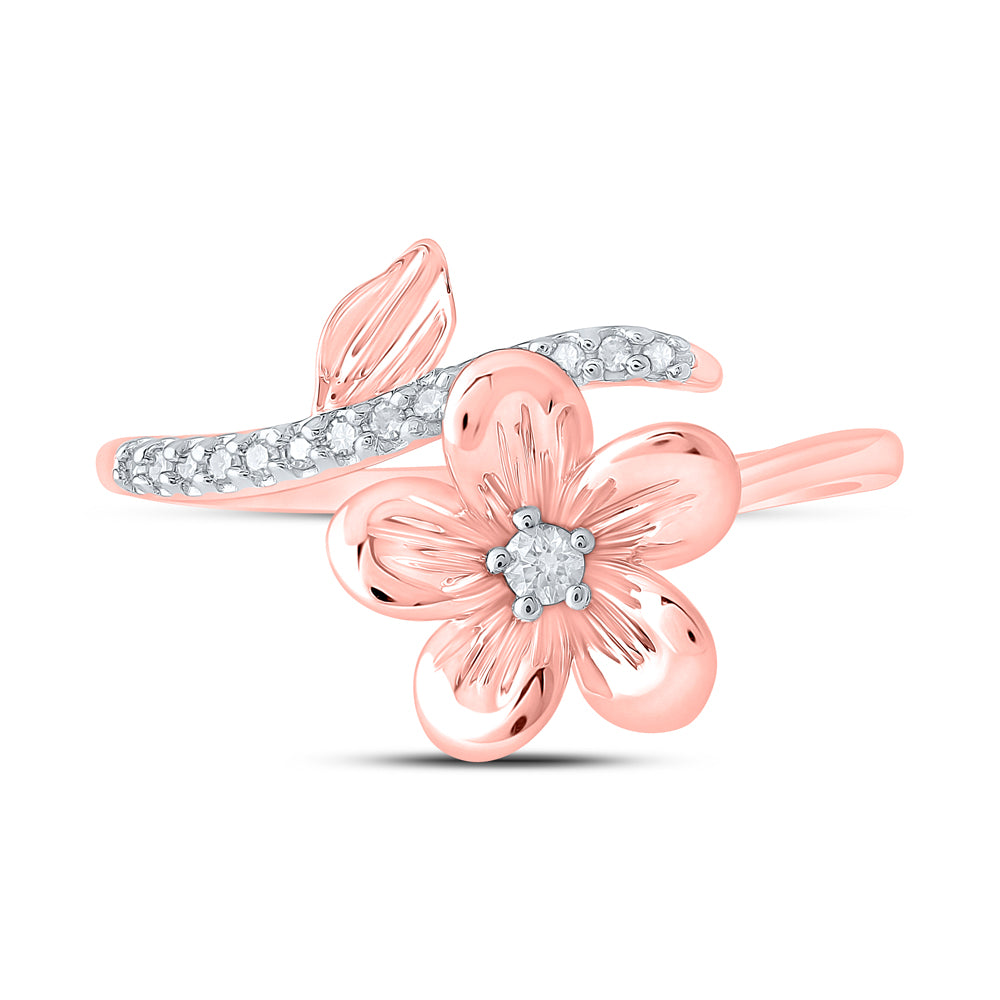 1/12CTW-DIA P2 GIFT FLOWER RING