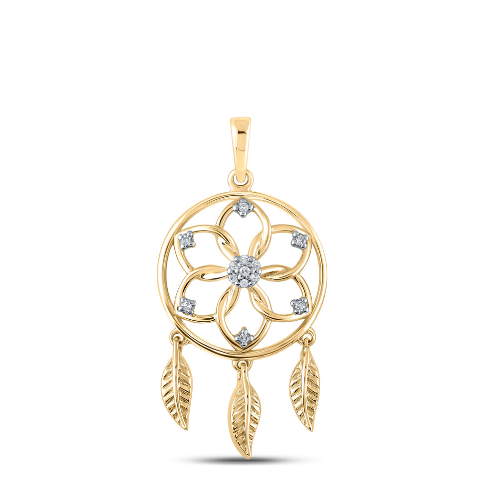 1/20CTW-DIA P2 GIFT ROUND PENDANT