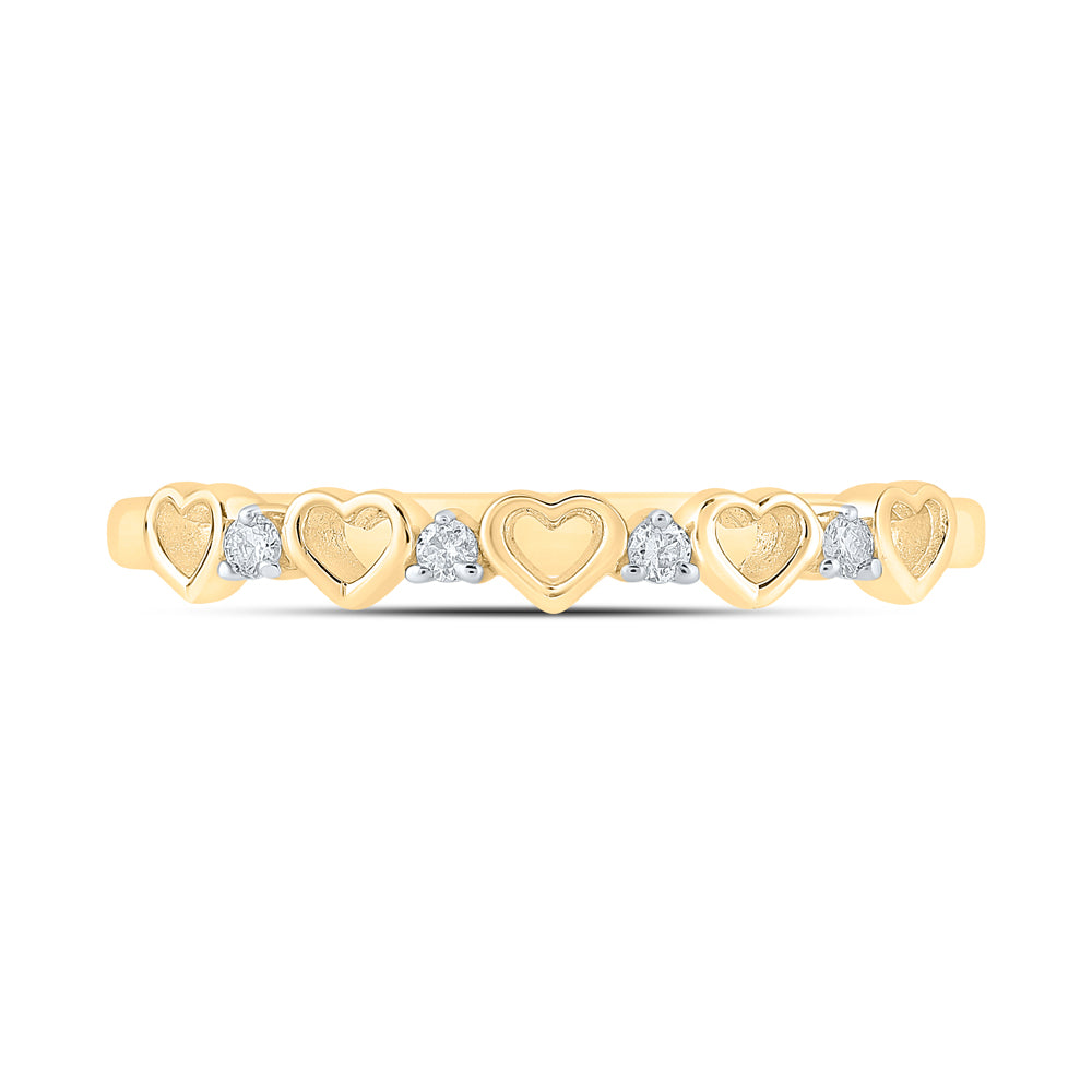 1/20CTW-DIA P1 GIFT HEART RING