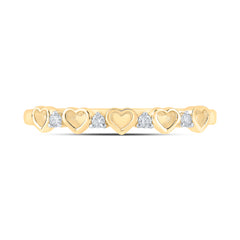 1/20CTW-DIA P1 GIFT HEART RING