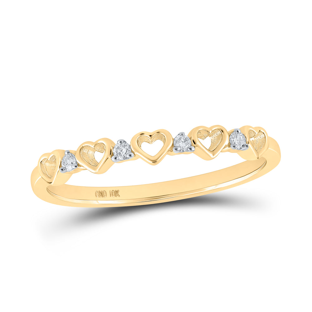 1/20CTW-DIA P1 GIFT HEART RING