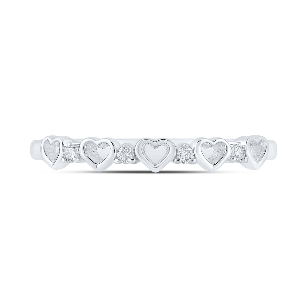 1/20CTW-DIA P1 GIFT HEART RING