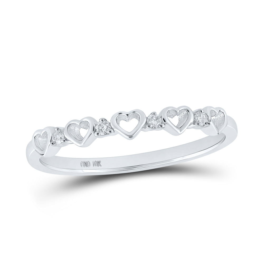1/20CTW-DIA P1 GIFT HEART RING