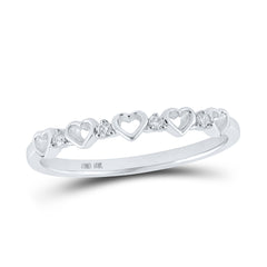 1/20CTW-DIA P1 GIFT HEART RING