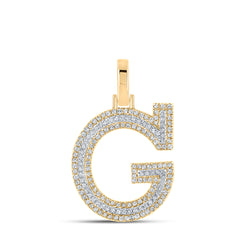 3/8CTW-DIA P1P2 INITIAL "G" PENDANT