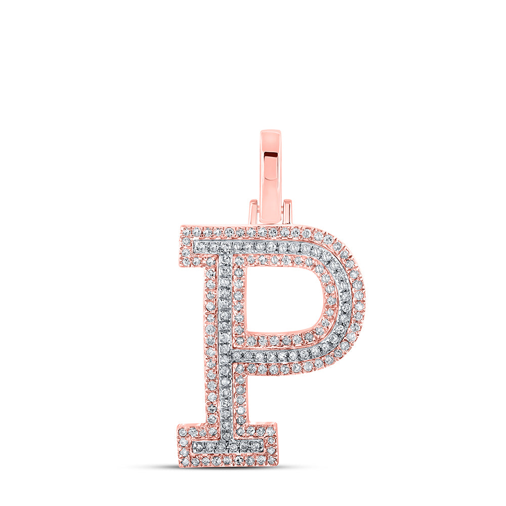 3/8CTW-DIA P1P2 INITIAL "P" PENDANT
