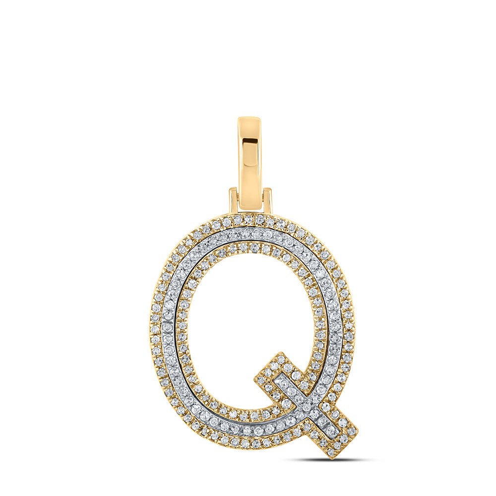 3/8CTW-DIA P1P2 INITIAL "Q" PENDANT