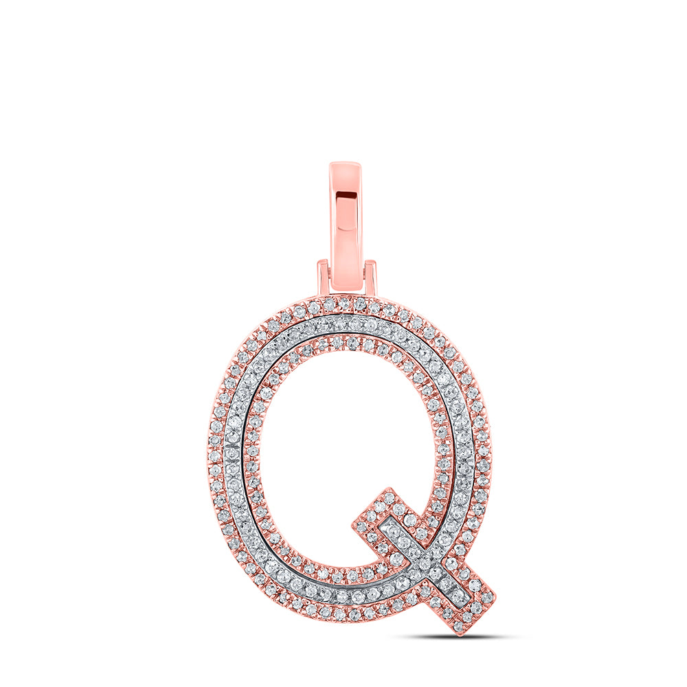 3/8CTW-DIA P1P2 INITIAL "Q" PENDANT
