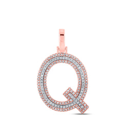3/8CTW-DIA P1P2 INITIAL "Q" PENDANT