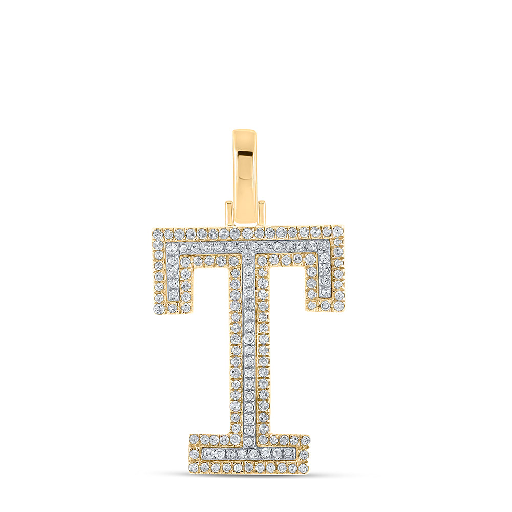 3/8CTW-DIA P1P2 INITIAL "T" PENDANT