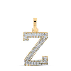 3/8CTW-DIA P1P2 INITIAL "Z" PENDANT