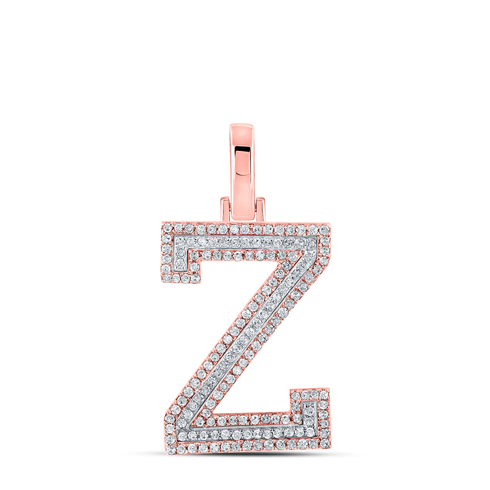 3/8CTW-DIA P1P2 INITIAL "Z" PENDANT