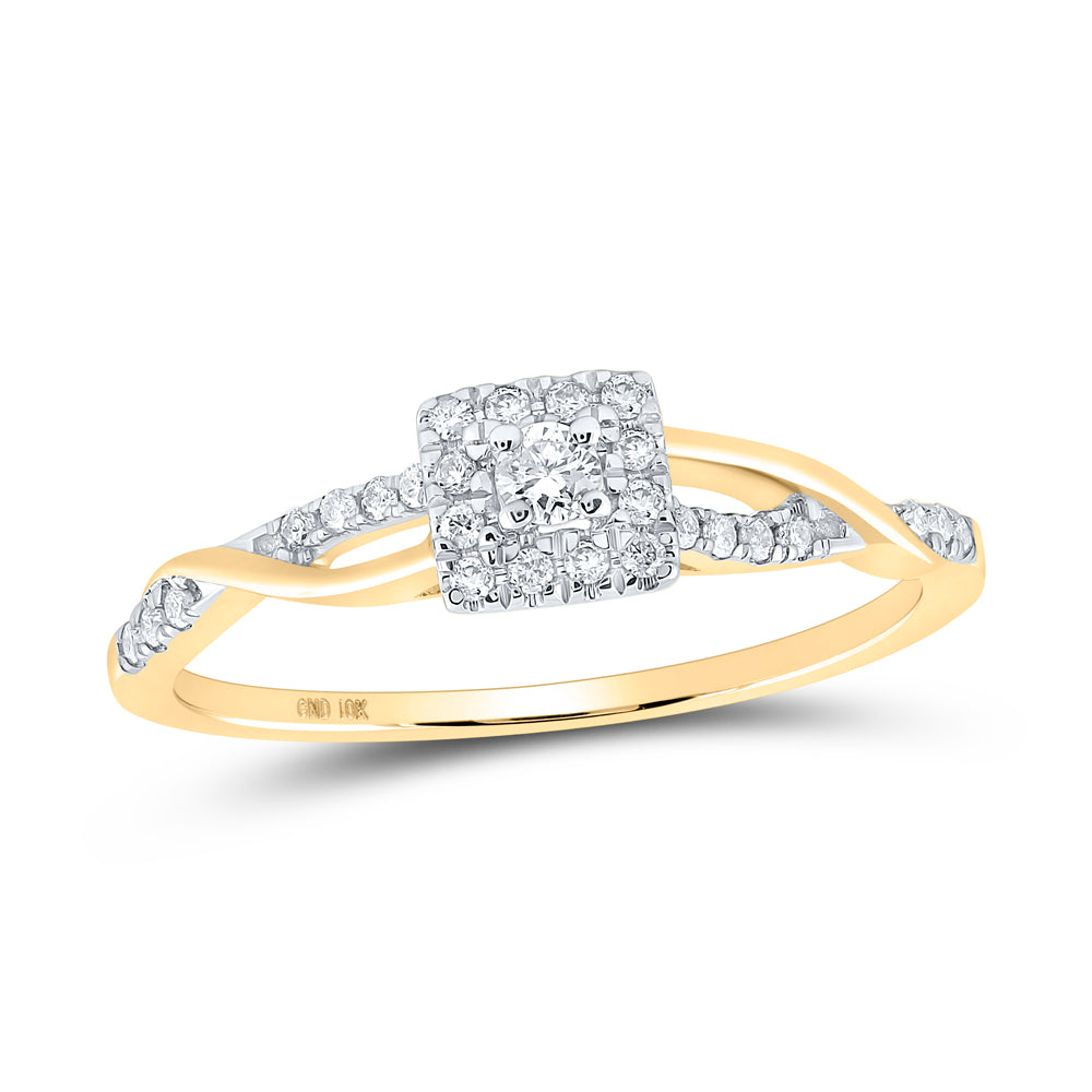 1/5CTW-DIA CN PROMISE RING