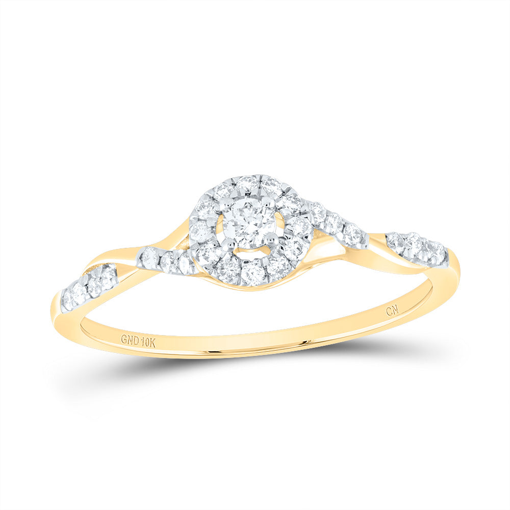 1/5CTW-DIA CN PROMISE RING