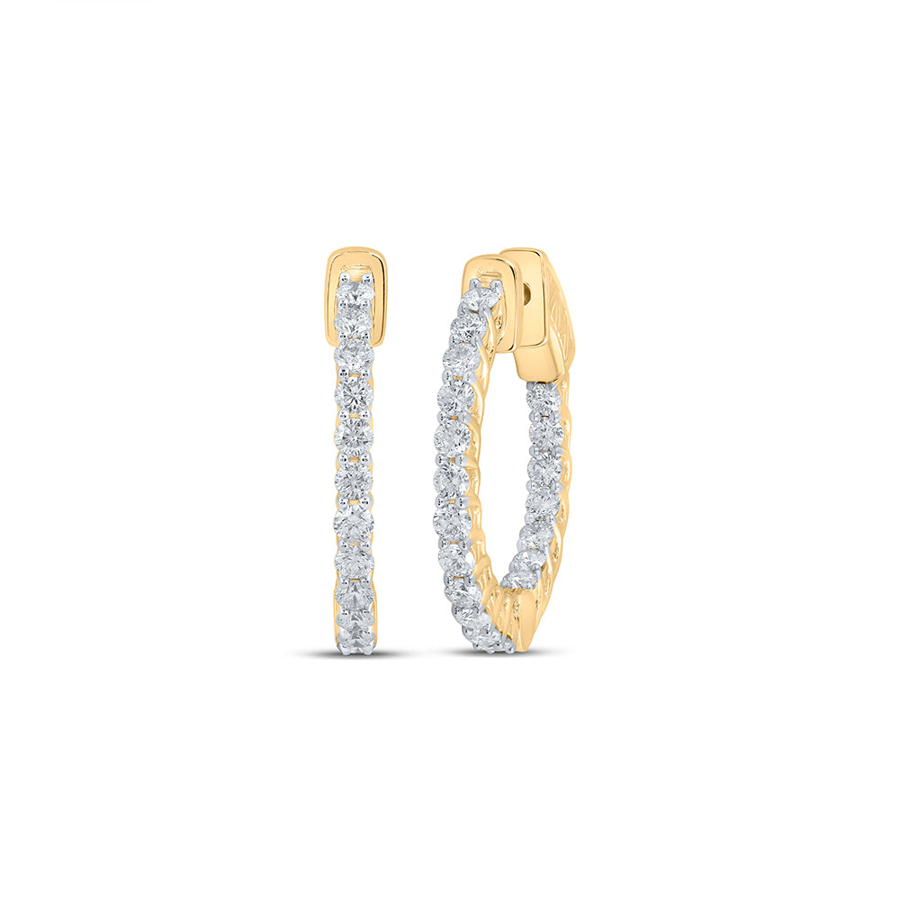 2 CTW-DIA CN FASHION HOOPS EARRING