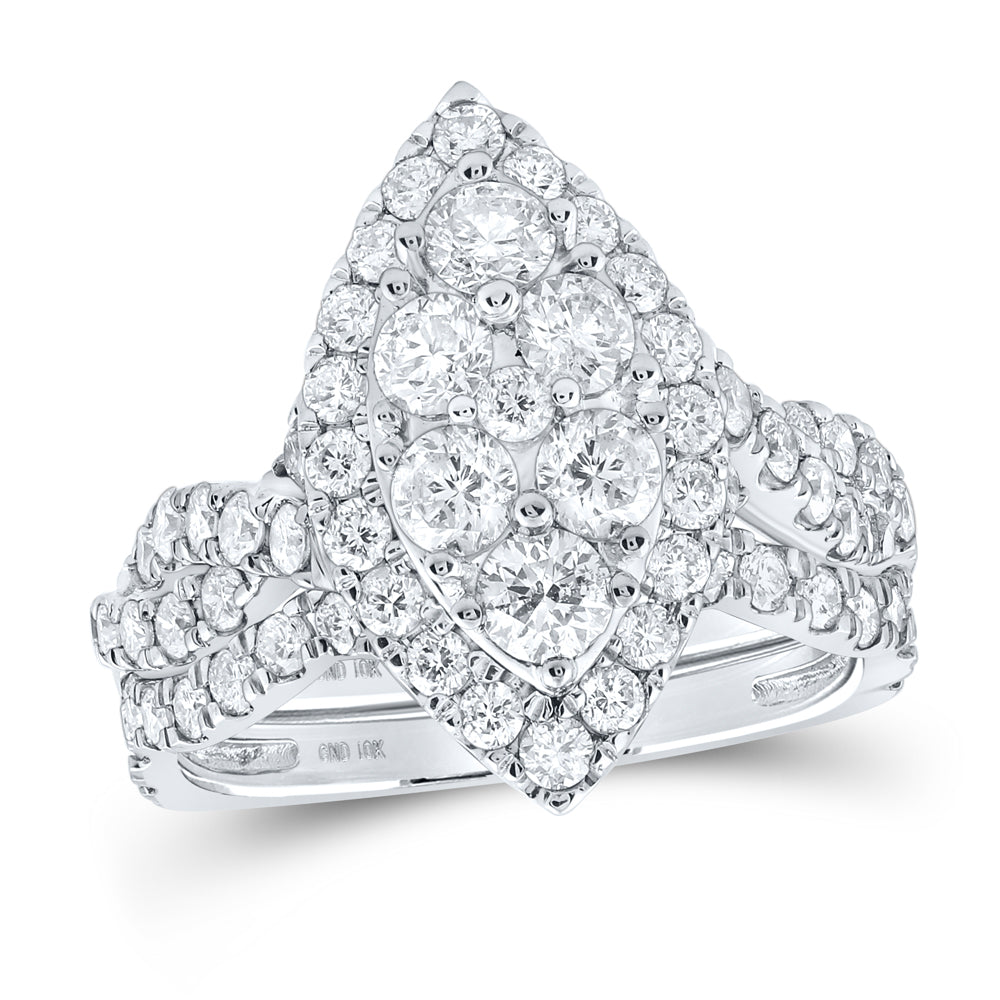 2CTW-DIA CN BRIDAL SET