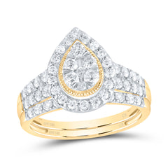 1CTW-DIA CN BRIDAL SET