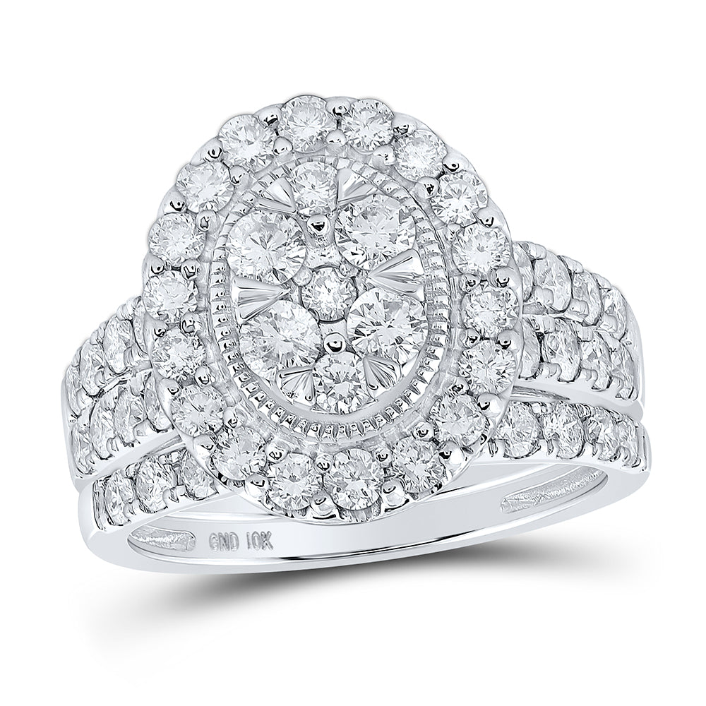 2CTW-DIA CN BRIDAL SET