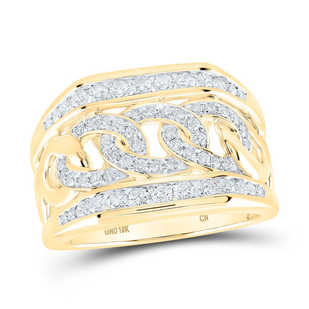 1CTW-DIA CN MENS RING