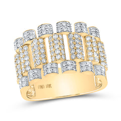 1 5/8 CTW-DIA NK MENS RING
